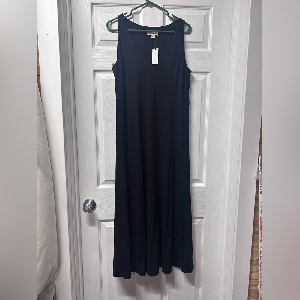 Velvet Black Maxi Dress